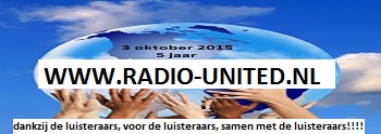 Afbeelding van logo Radio United op radiotoppers.net.